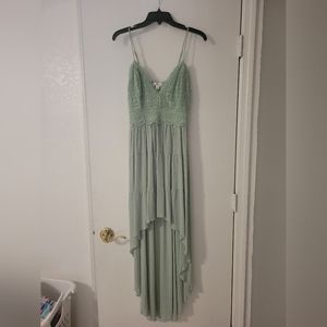 Green flowy dress size S